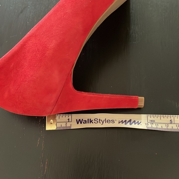 Michael Kors NEW Red Leather 4” Stiletto Heals Woman’s size 11 - Picture 12 of 12